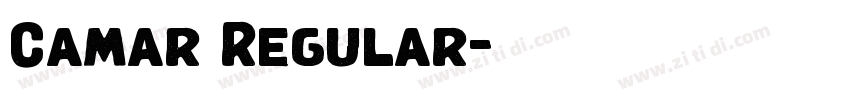 Camar Regular字体转换